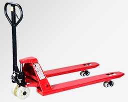 超市活動(dòng)促銷手動(dòng)液壓搬運(yùn)車上貨補(bǔ)貨